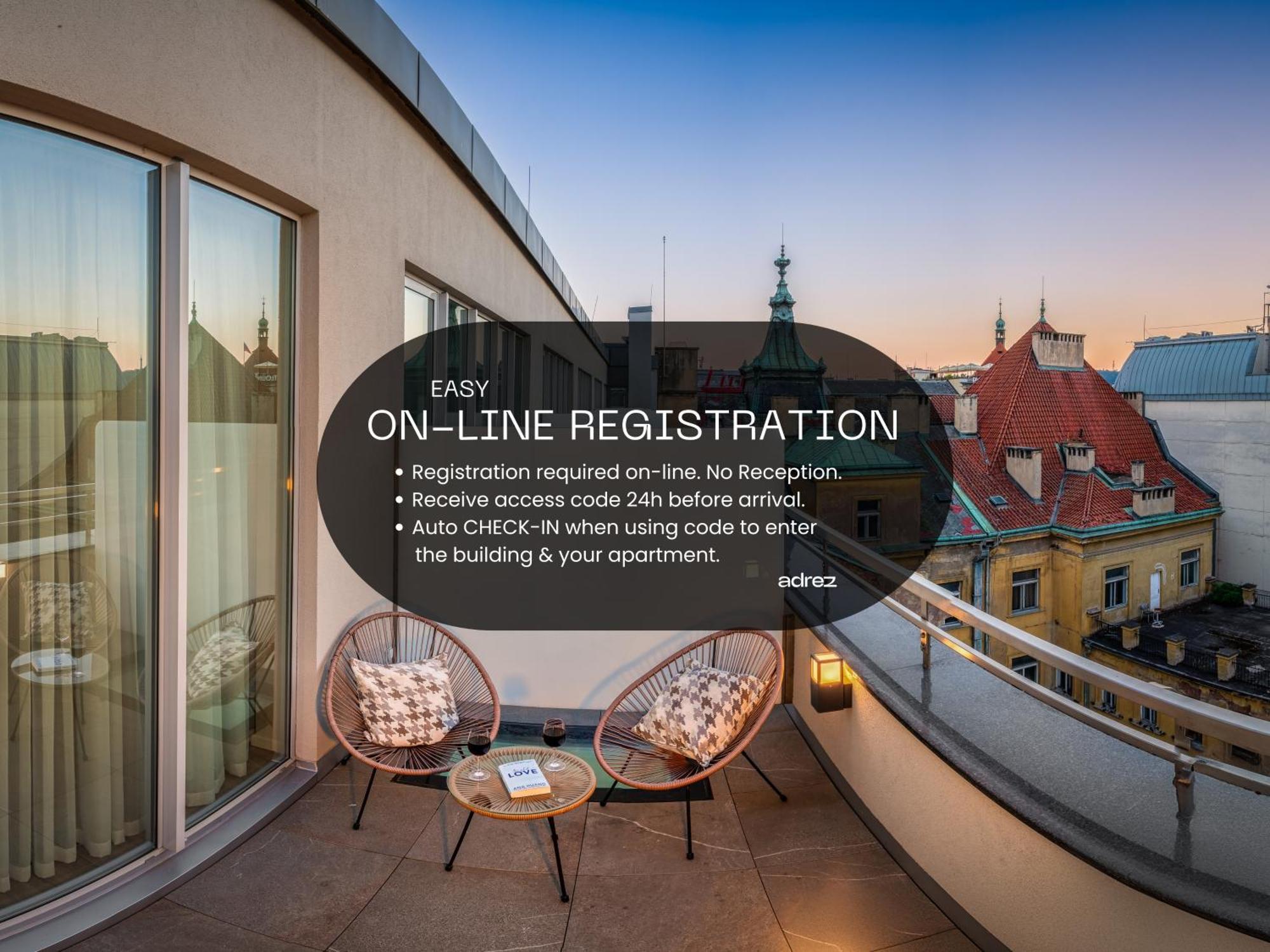 Vn17 Rooftop Suites By Adrez Praha Pokoj fotografie